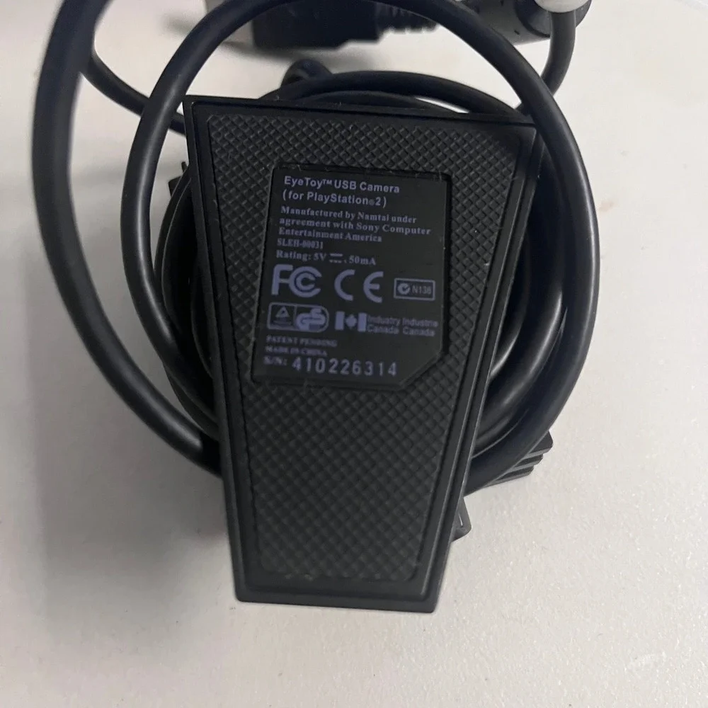 Sony EyeToy USB Camera for PlayStation 2 PS2 Black SLEH-00031 Motion Sensor Test